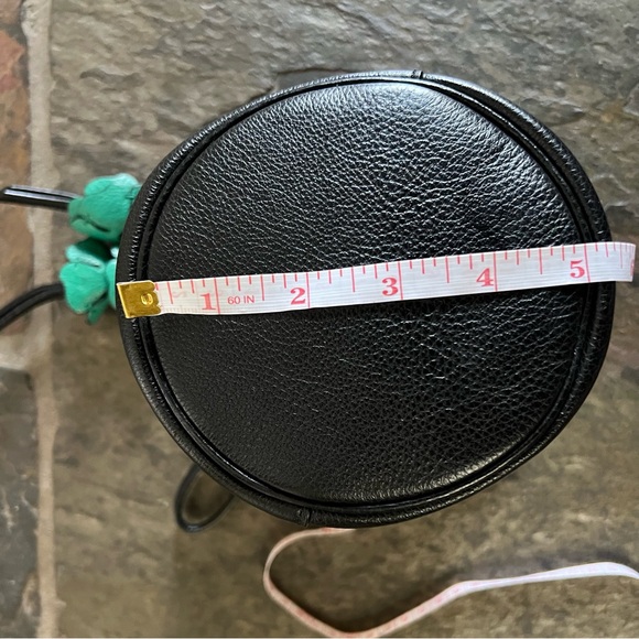 Coach Black with Green Leather Mini Bag - Picture 5 of 10